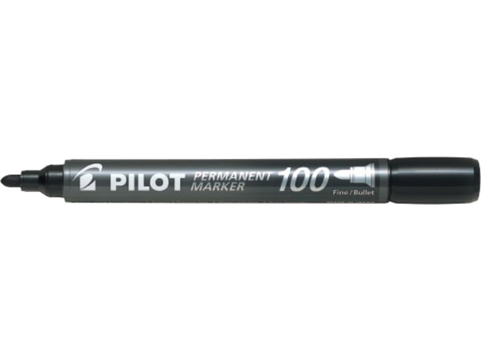 Pilot Marker Permanent 100 Okrugli Vrh Crni 351109
