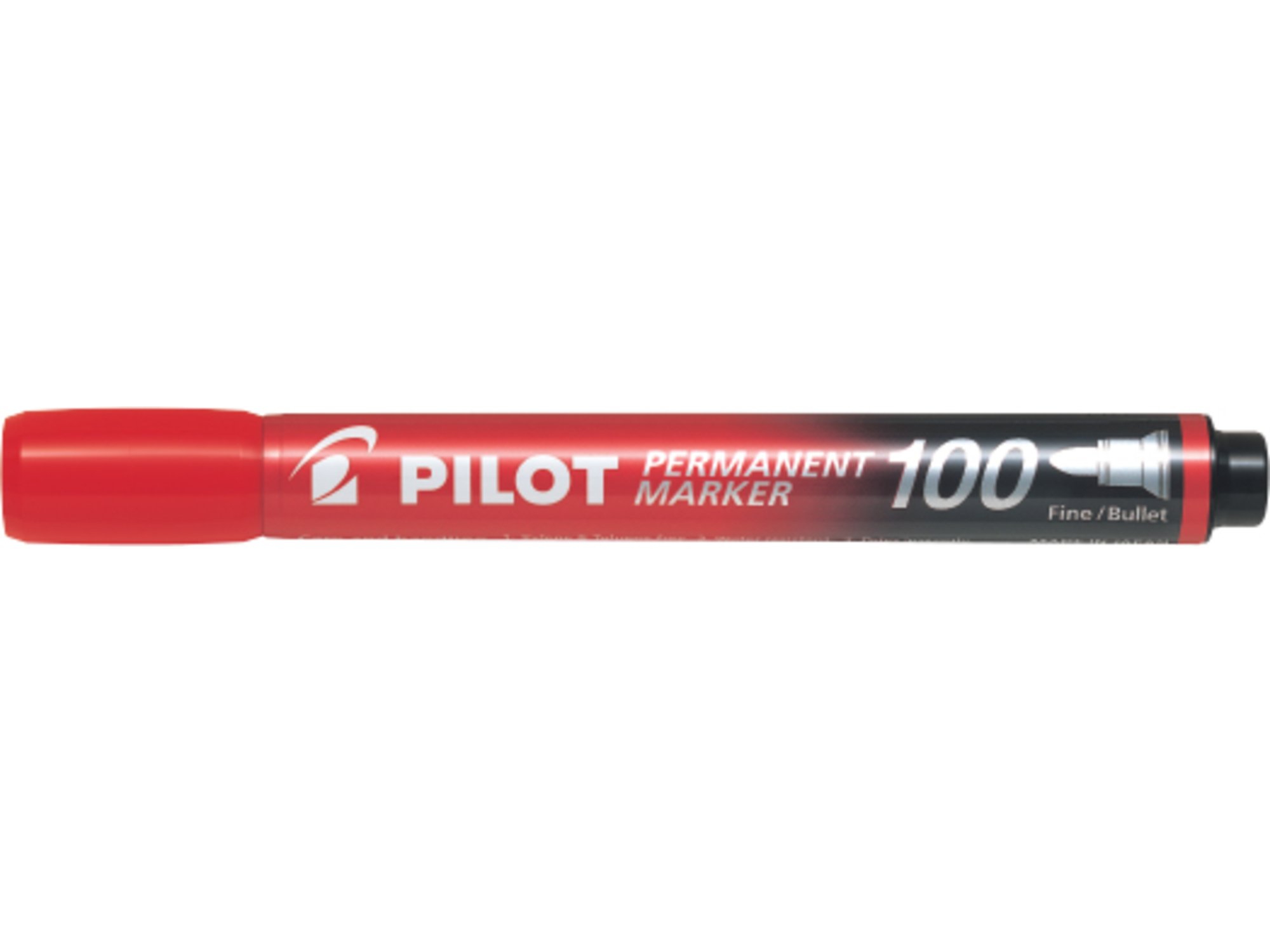 Pilot Marker Permanent 100 Okrugli Vrh Crveni 351110