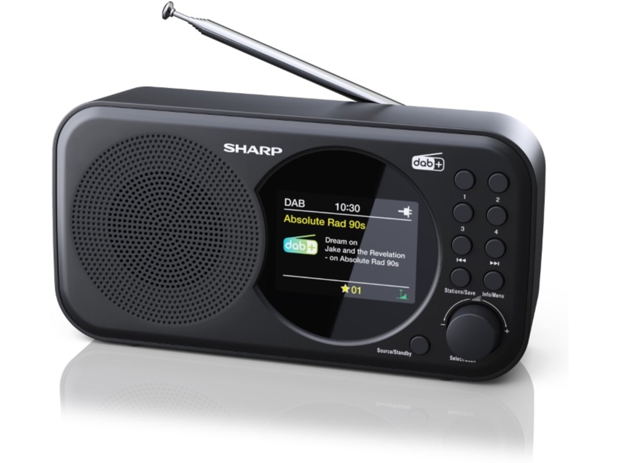 Sharp Radio portabl digitalni DR-P320BK