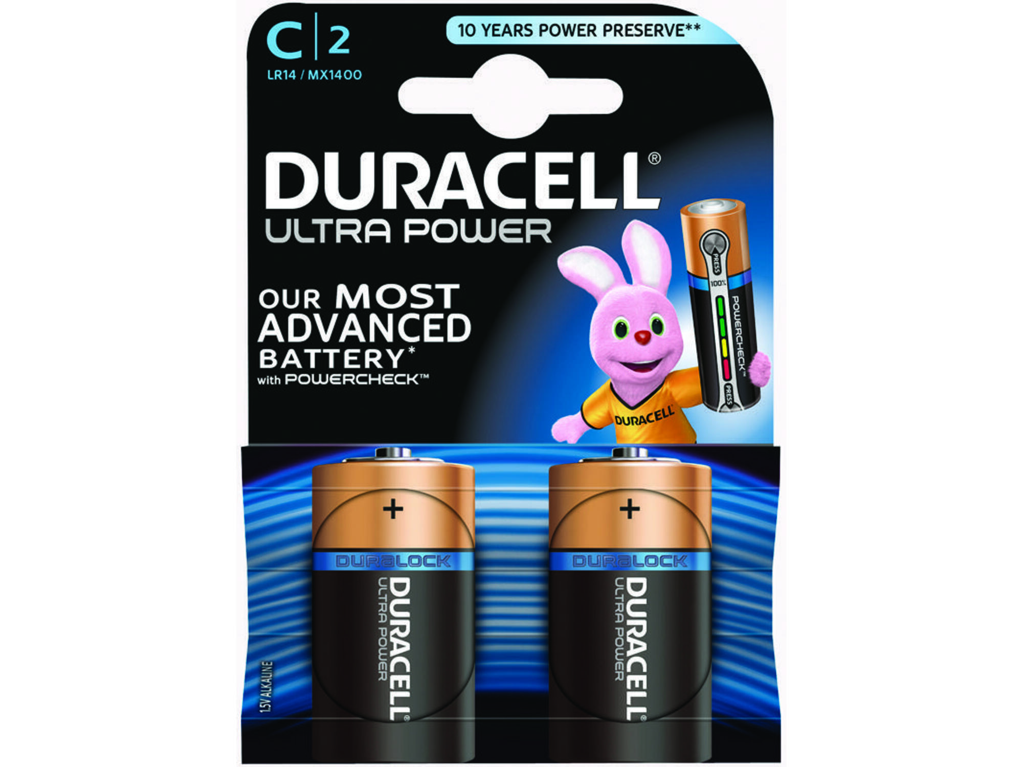 Duracell Baterije Ultra C 2 kom