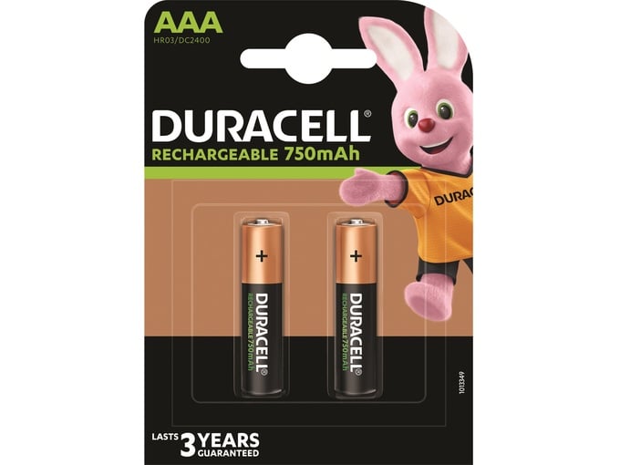 Duracell Punjive baterije AAA 2kom 750 6m