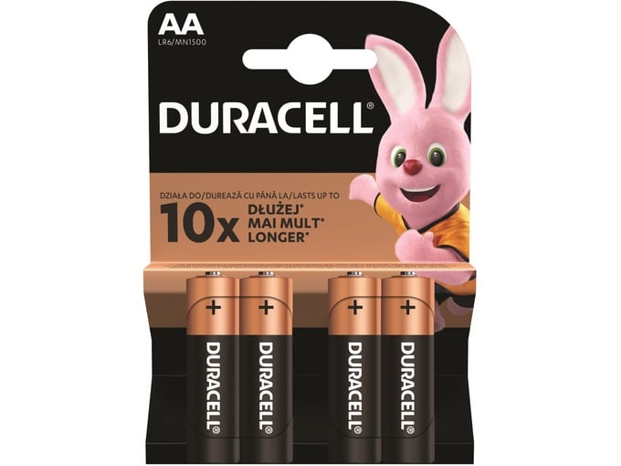 Duracell Baterije Duralock Basic AA LR6/MN1500 4kom