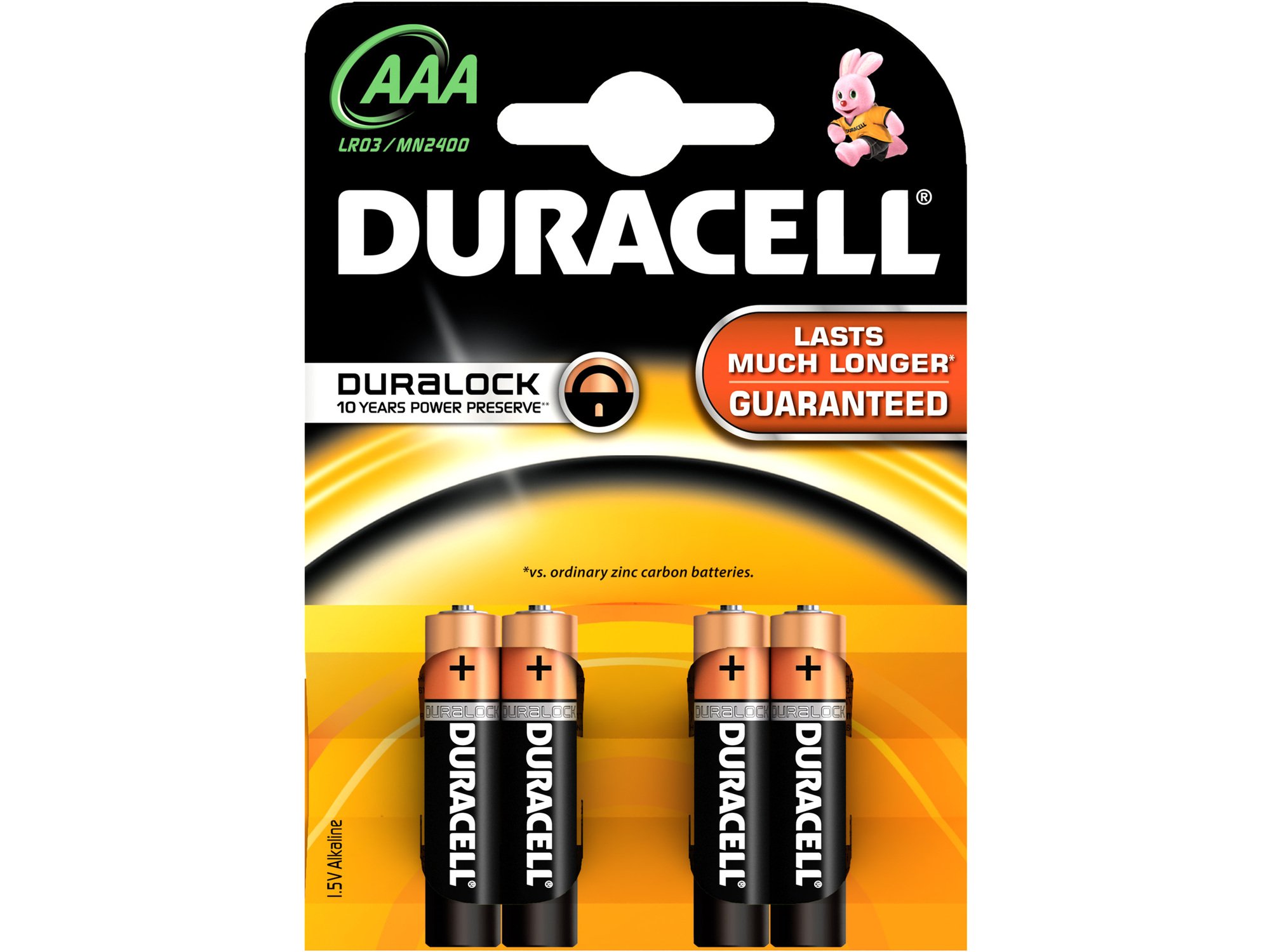 Duracell Baterije Duralock Basic AAA LR03/MN2400 4kom