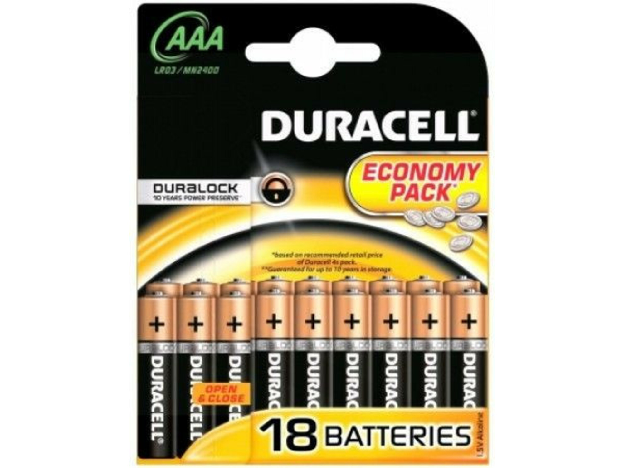 Duracell Baterije Basic AAA 18 kom