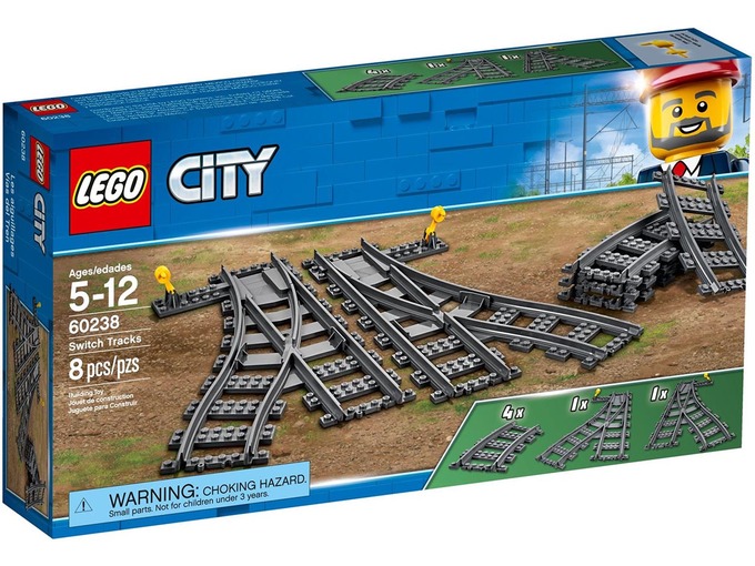 Lego Šine skretnice 60238