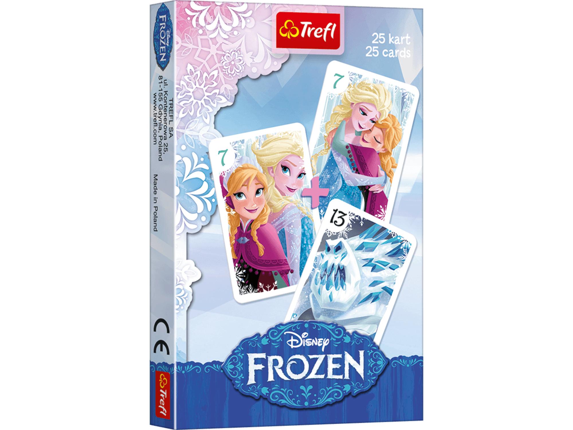 Trefl Karte za igru Crni Petar Frozen 12-084481