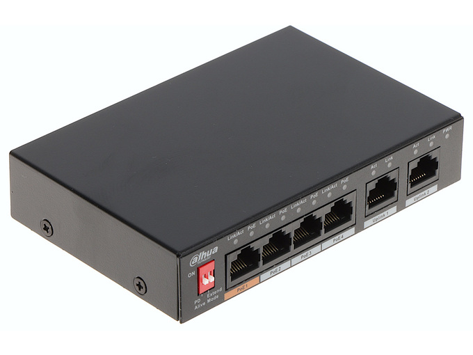 Dahua Switch PoE 4-portni sa 2 uplink-a PFS3006-4ET-60-V2
