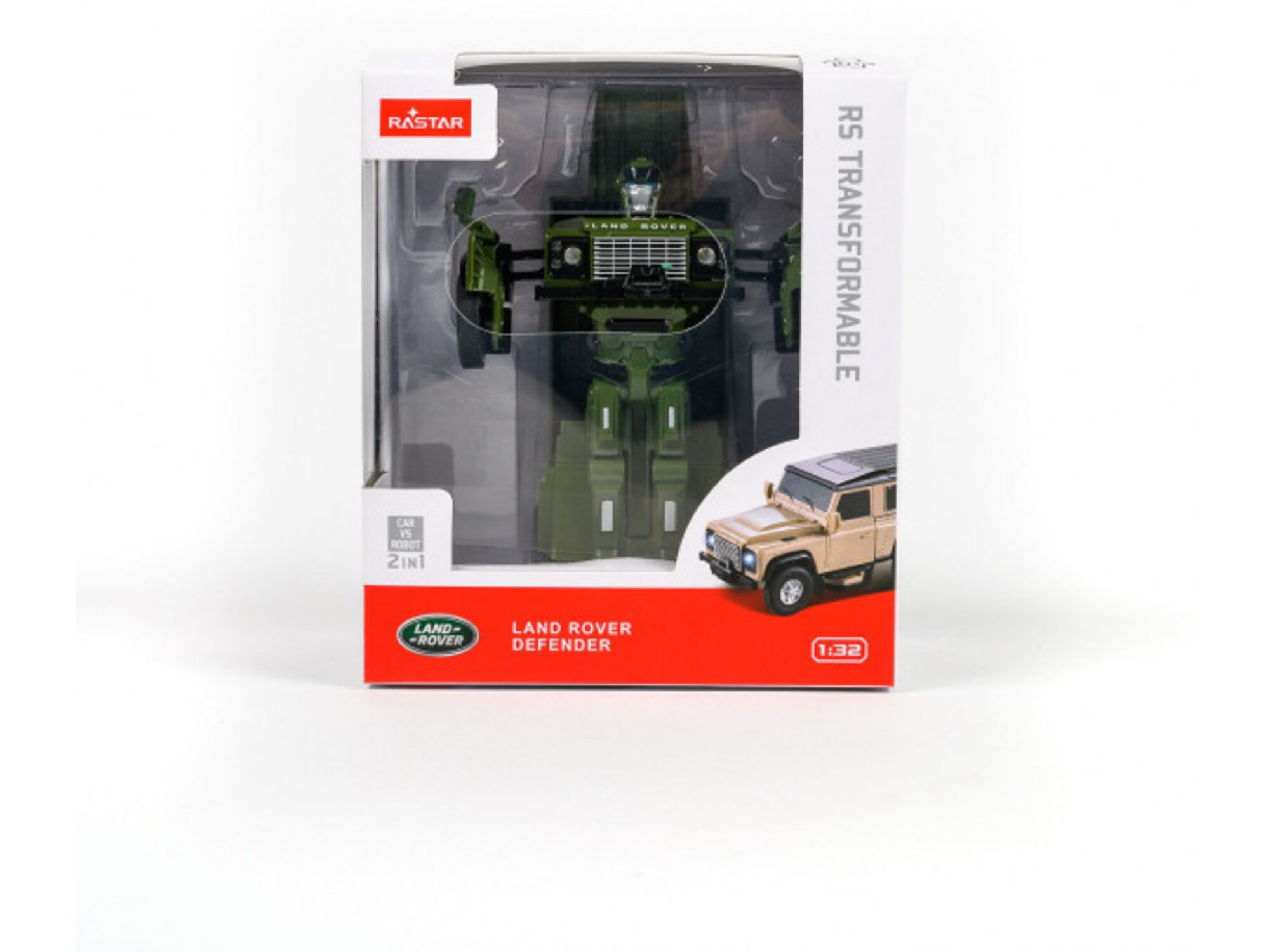 Rastar Automobil Land Rover defender transformable 1/32