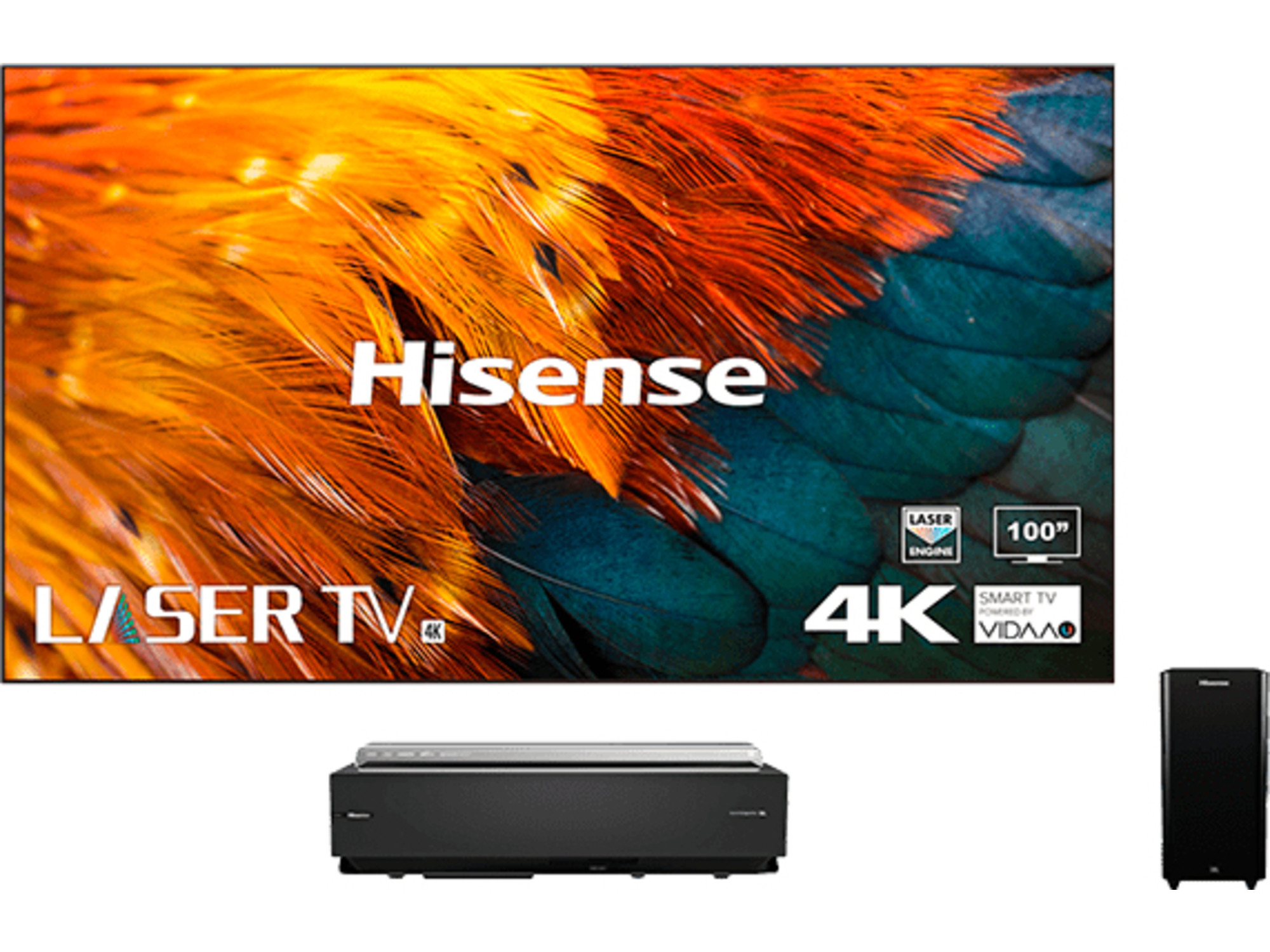 Hisense Laser tv 100 inch UHD H100LDA