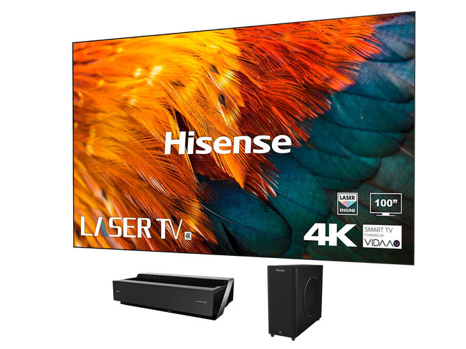 Hisense Laser tv 100 inch UHD H100LDA