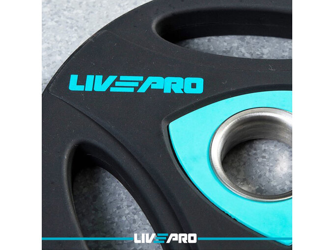 LivePro Premium Olimpijski Urethan teg sa hvatom 10kg - LP8020