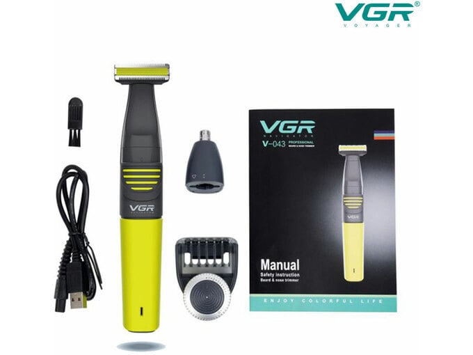 VGR Trimer za bradu i kosu 2u1 V-043