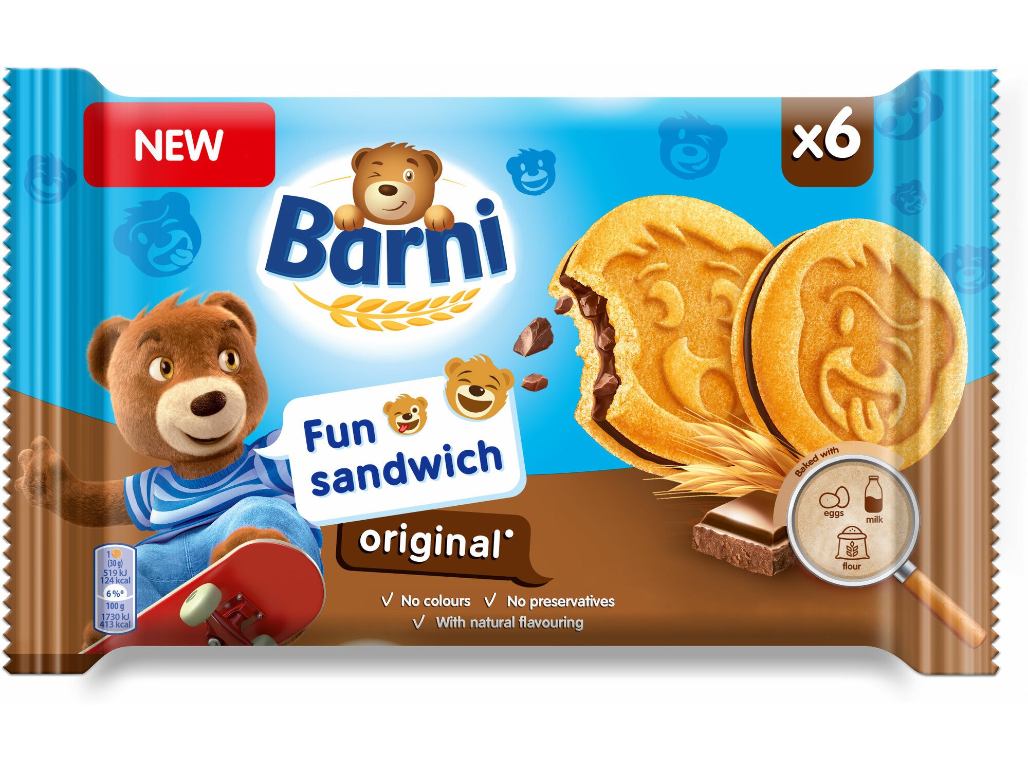 Barni Sandwich original 180g