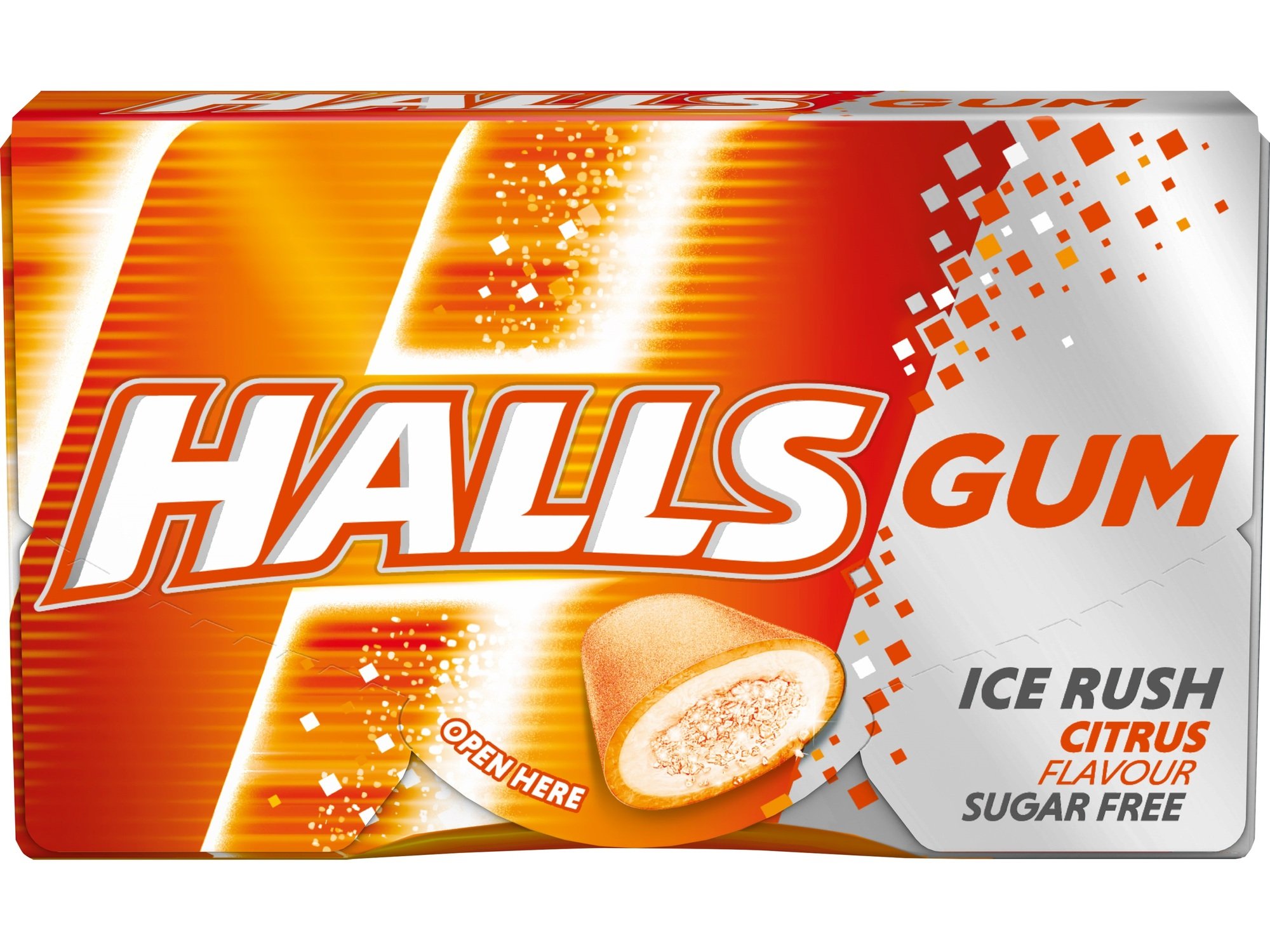 Halls Žvakaća guma Citrus 16x18g