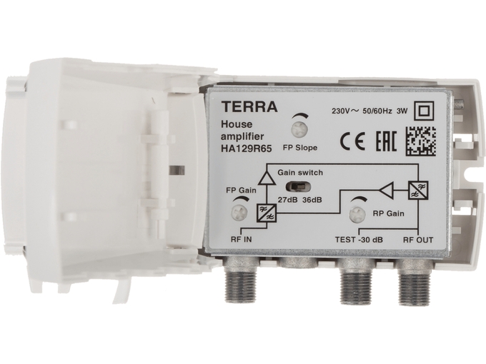 Terra Electronic Pojačavač CATV 47- 862 MHz 27/36 dB HA129R65