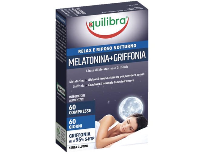 Equilibra Melatonin + griffonia 60 tablets