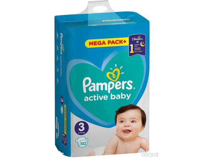 Pampers Pelene Active Baby MB veličina 3 152kom