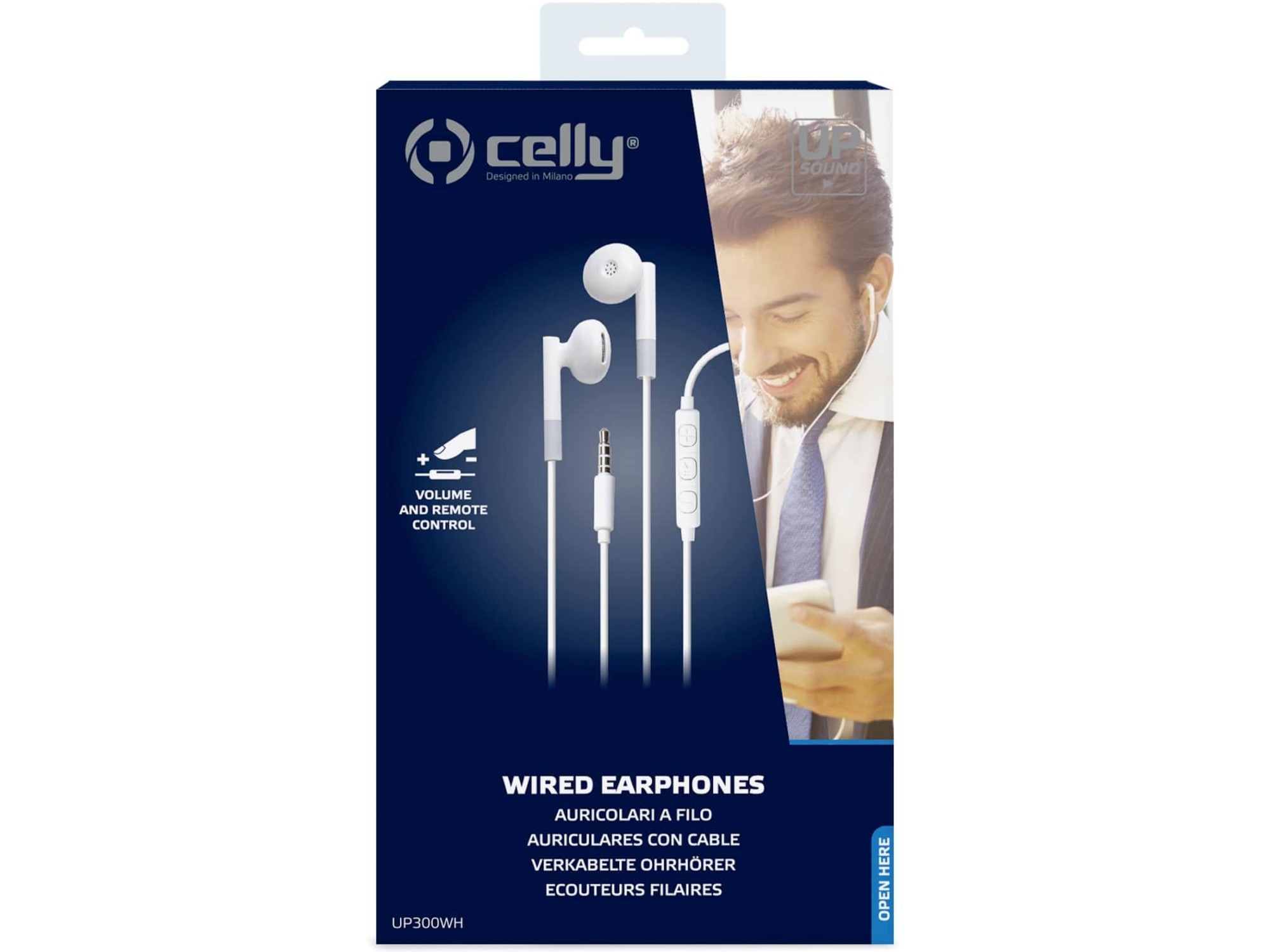 Celly Slušalice UP300WH