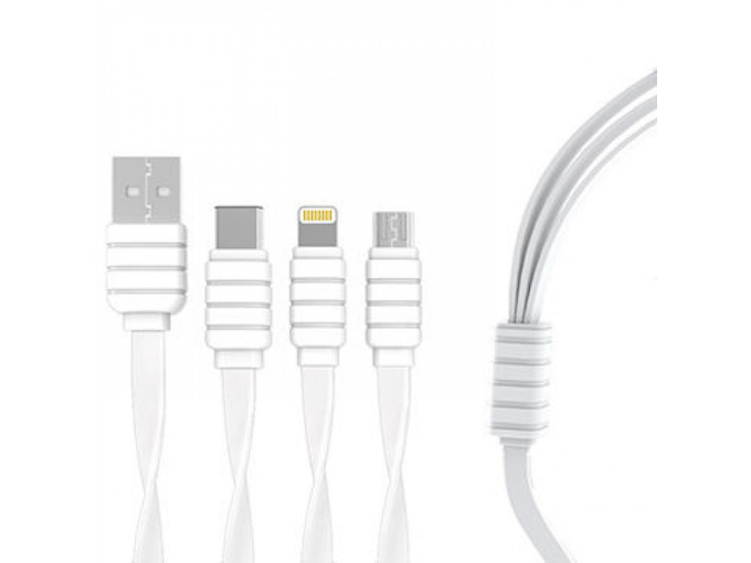Konfulon Data kabl S55 3u1 za iPhone lightning/Micro USB/Type C 0.3m