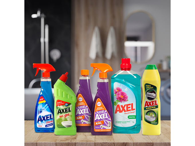 Axel Set proizvoda za čišćenje kupatila