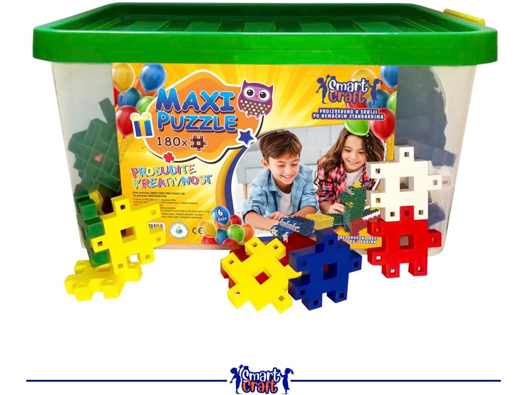 Smart Craft Maxi Puzzle 180 komada