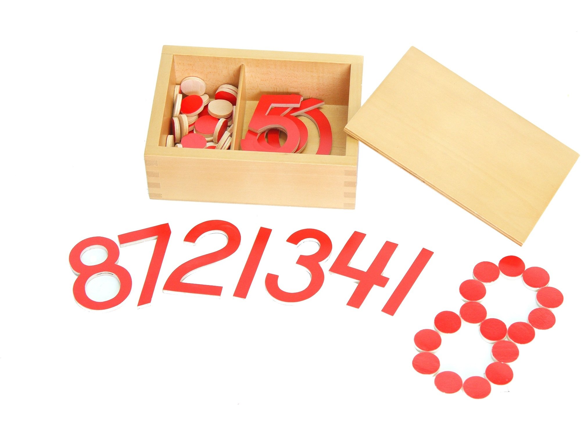 Montessori brojevi I žetoni Htm0128