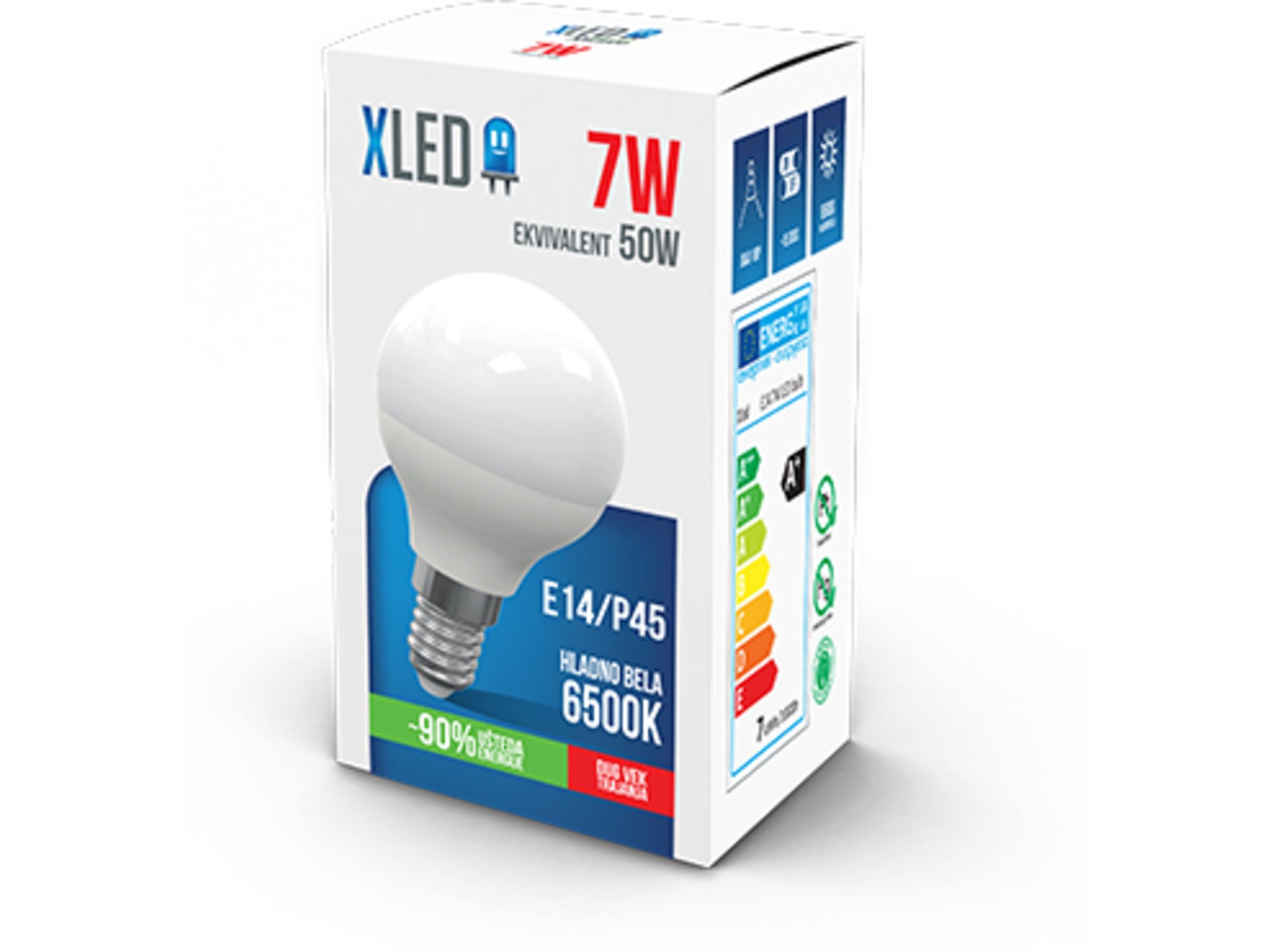 Xled LED Sijalica E14-7W, 220V mini
