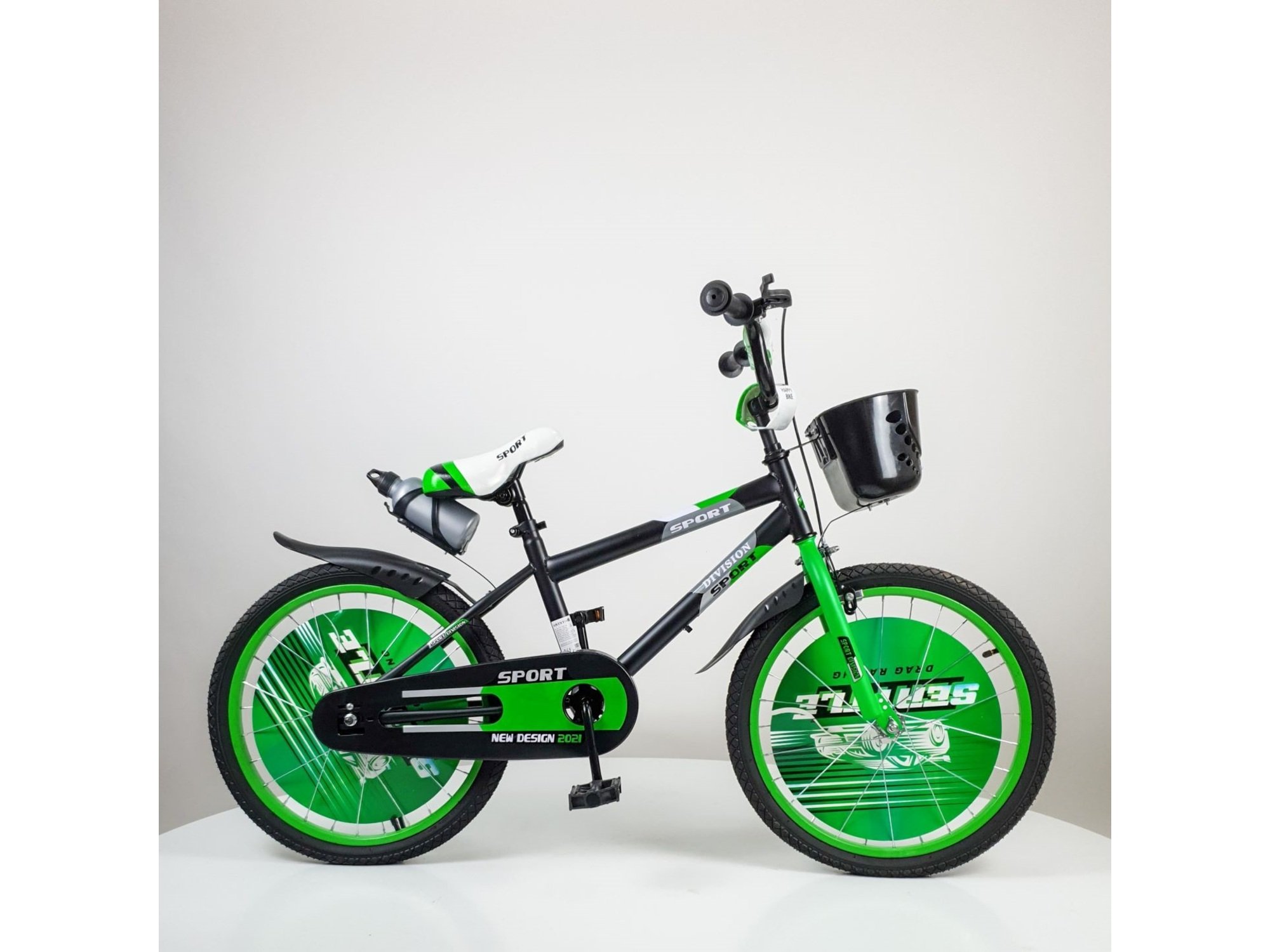 Dečiji bicikl Division model 720-20 Crno zeleni