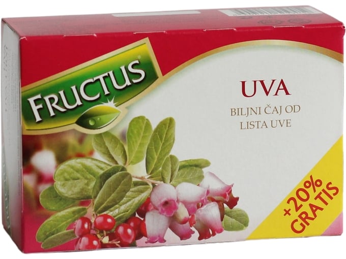 Fructus Čaj Uvin 36g gratis