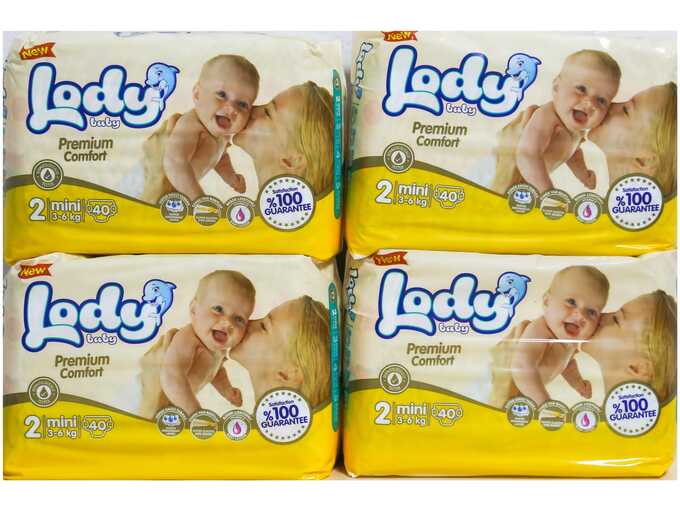 Lody Baby Ecopack Bebi pelene veličina 2 4/1 – 160 komada
