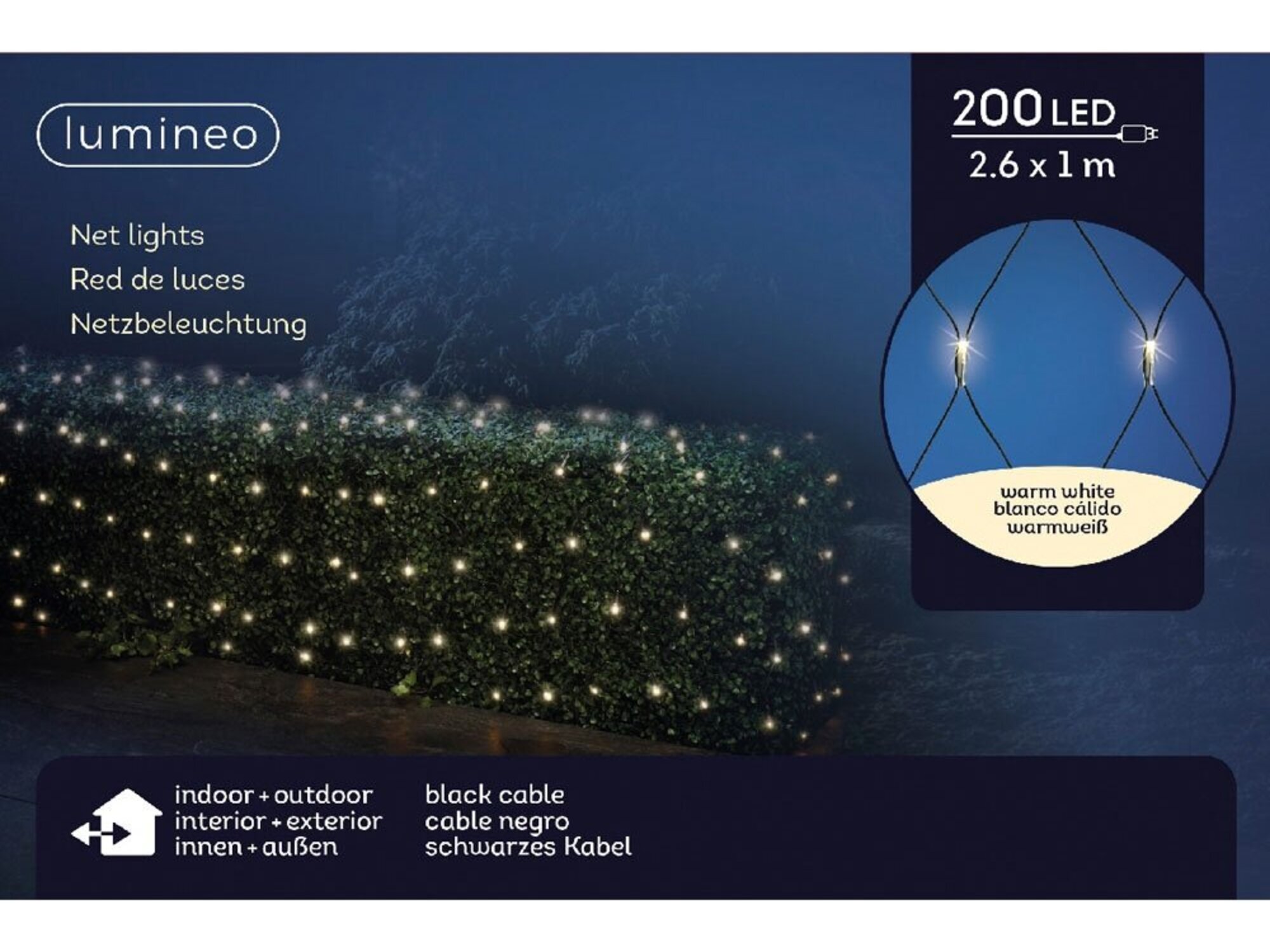 Novogodišnje LED net sijalica 100x260cm - 200 lampica