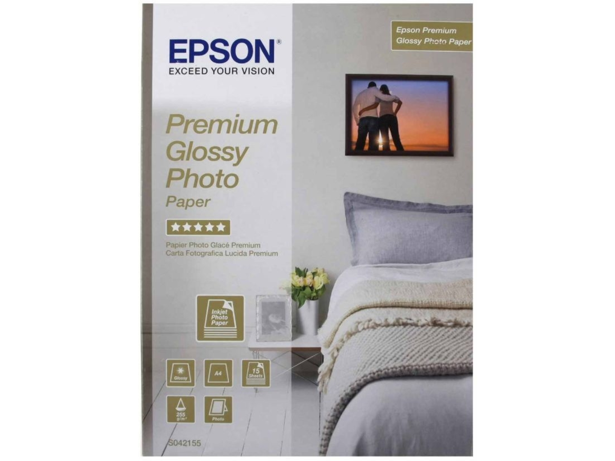 EPSON papir Premium Glossy Photo - C13S042155