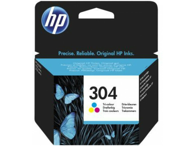 HP 304 Tri-color Original Ink Ketridž N9K05AE