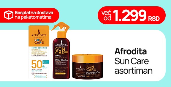 Afrodita Sun Care asortiman na shoppster