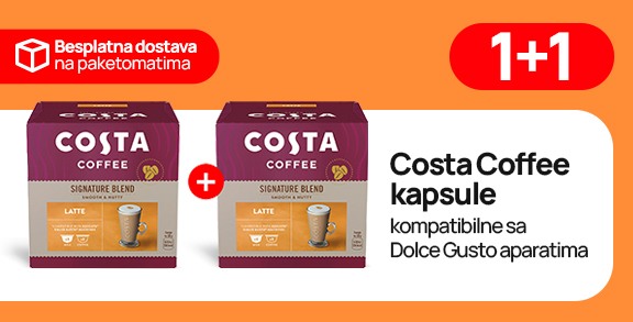 Costa Coffee kapsule 1+1 na shoppster