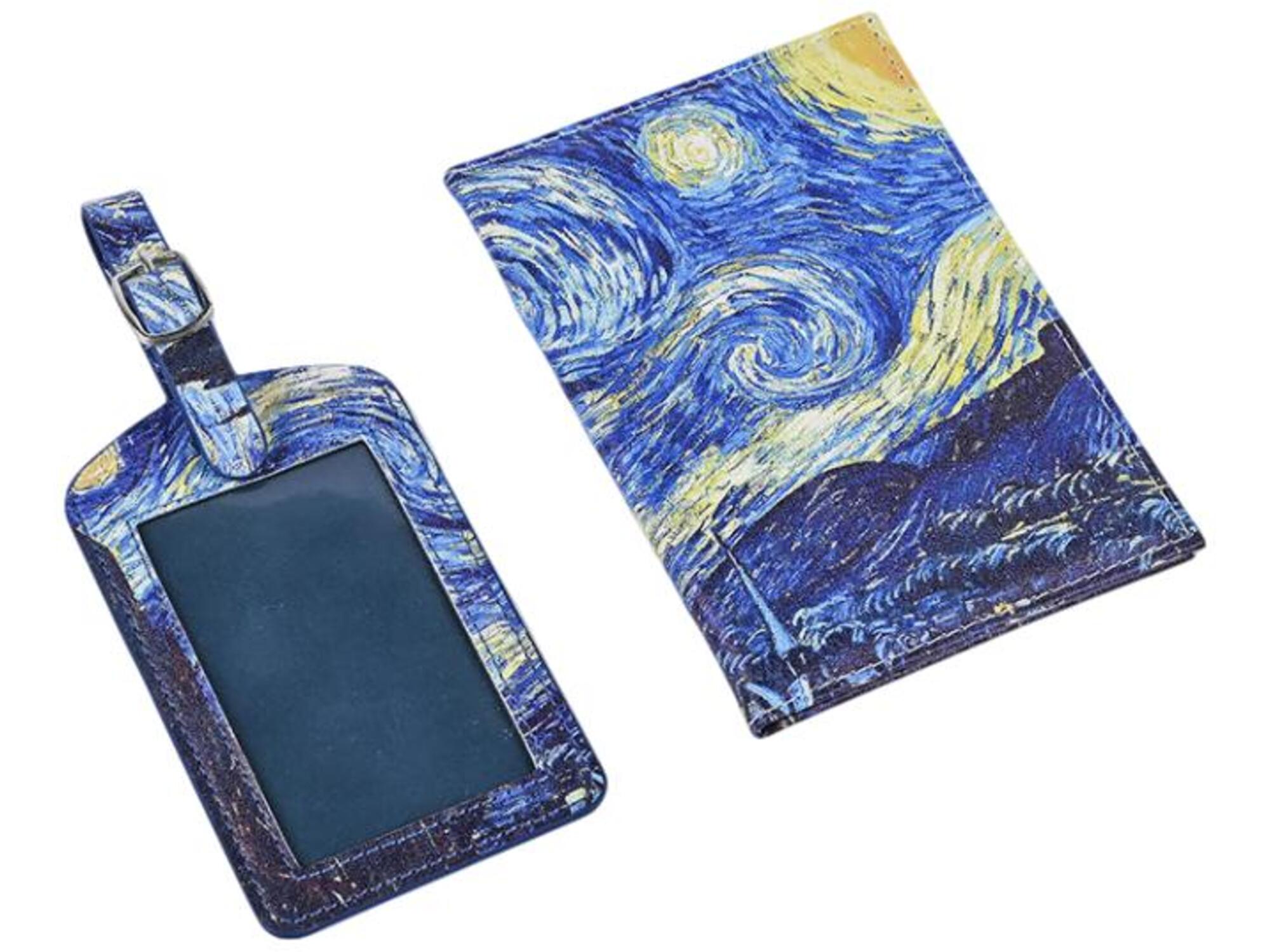 Shopito Futrola za pasoš + tag za kofer Van Gogh zvezdano nebo
