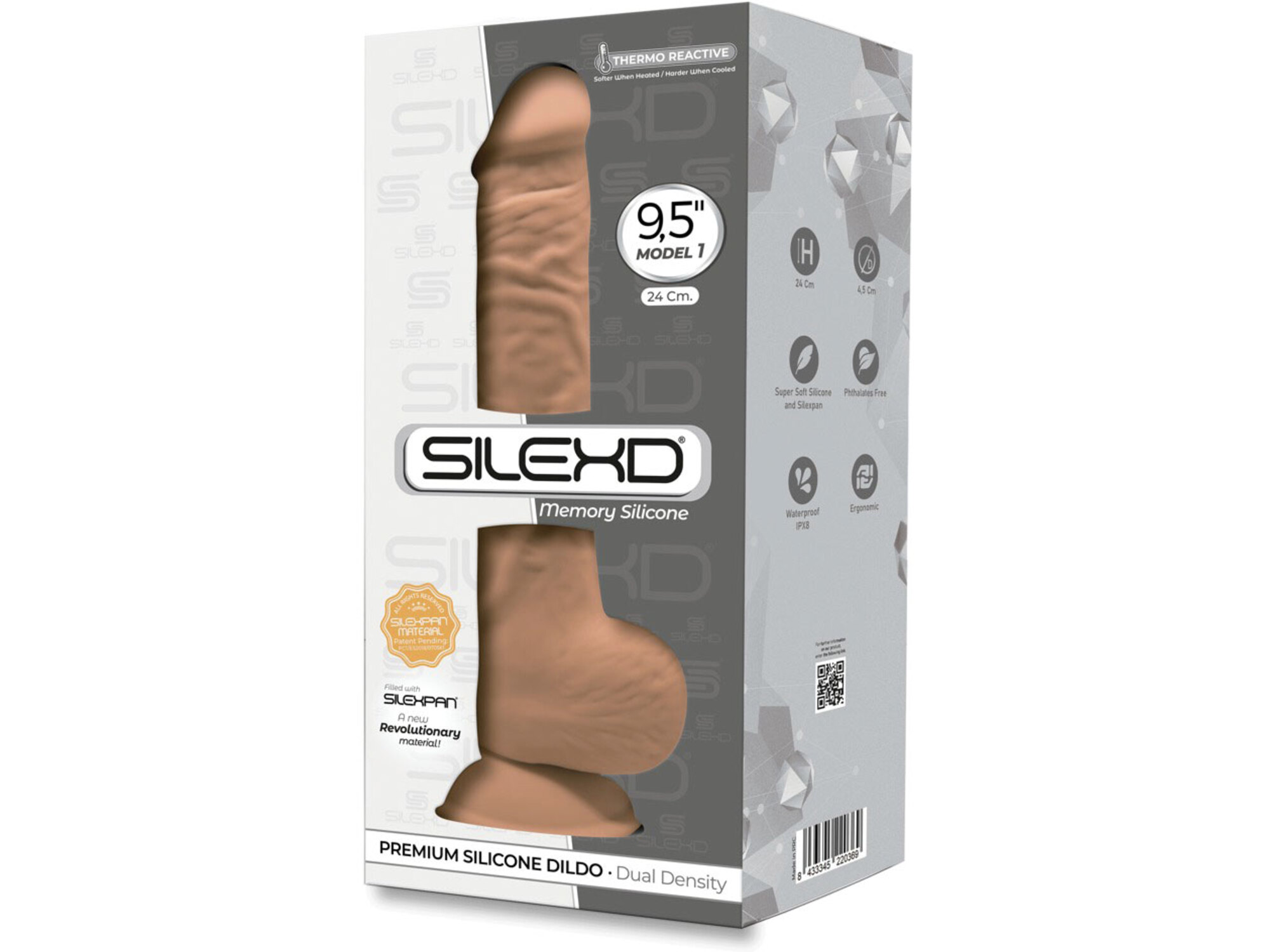Silexd Silexd 9,5" Realistic dual density Dildo
