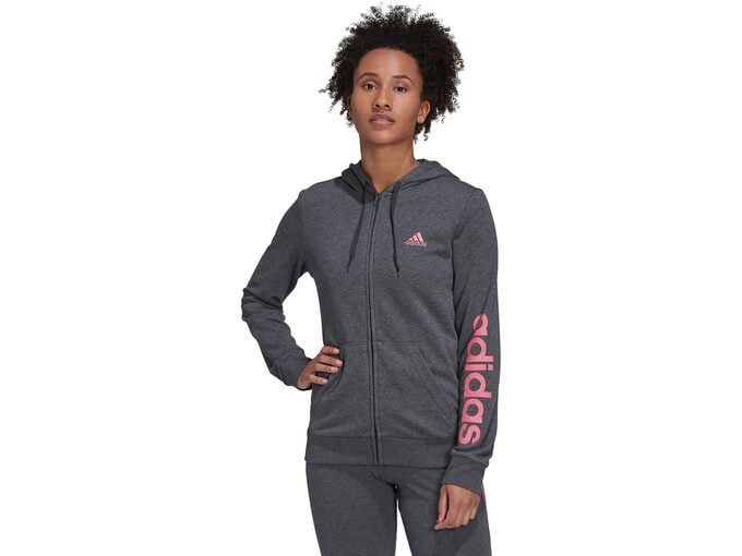 Adidas Ženski gornji deo trenerke Essentials Full zip hoodie