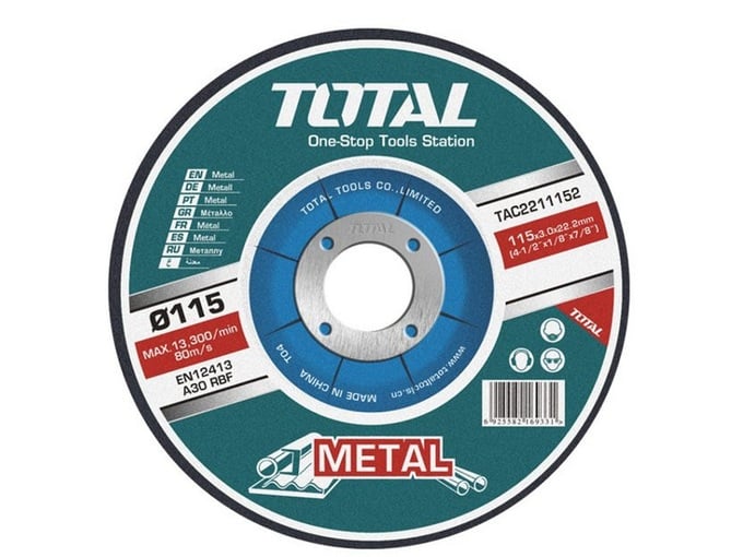 Total alati Rezna ploča za metal 115x3x22,2mm