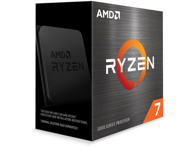 AMD Procesor CPU Ryzen 7 5700X, 8C/16T, 3.40-4.60GHz 100-100000926WOF