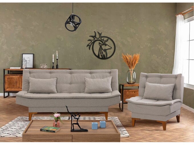 Atelier Del Sofa Set sofa na razvlačenje i fotelja Santo-TKM07-1005