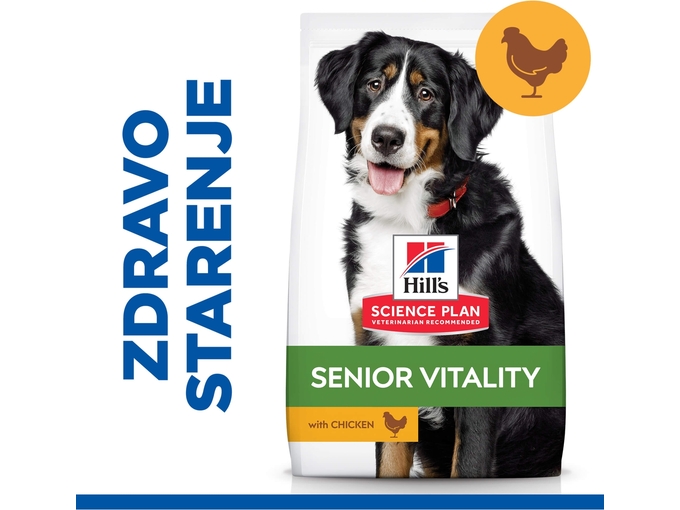 Hill’S Science Plan Hrana za pse Senior Vitality Large breed sa piletinom 14kg