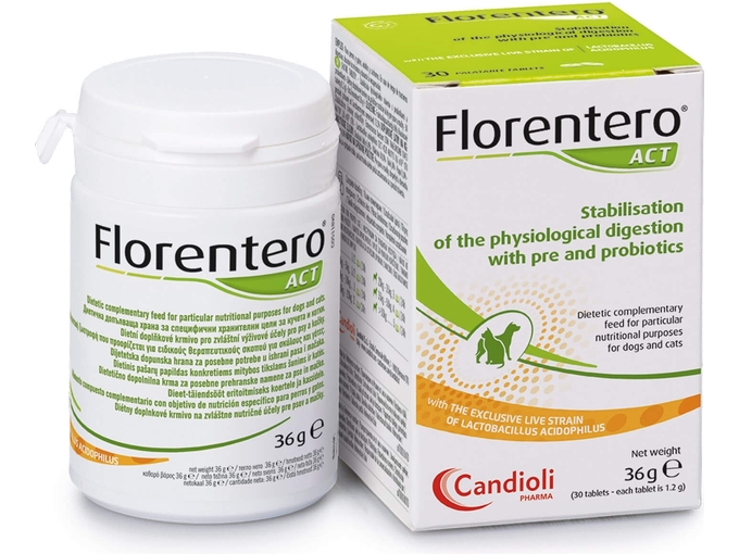 Candioli Tablete za pse i mačke sa pre i probioticima Florentero ACT 30 tableta