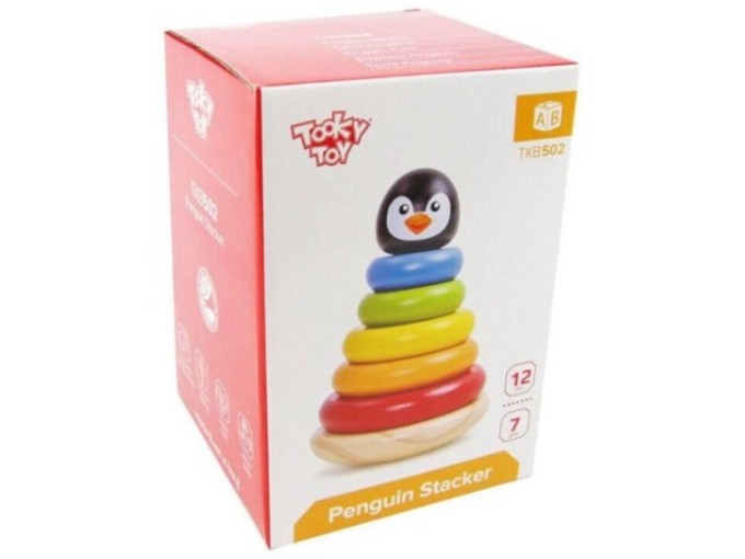 Tooky Toy Kula za slaganje oblika Pingvin