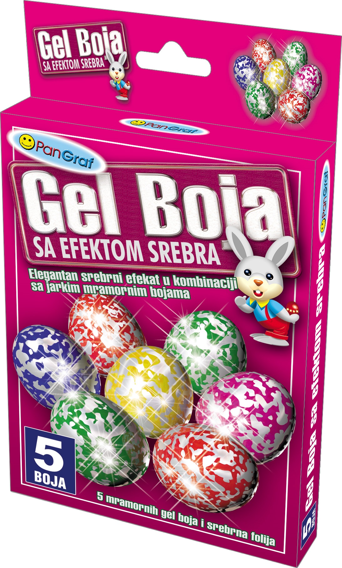 PanGraf Gel boja sa efektom srebra 1/5