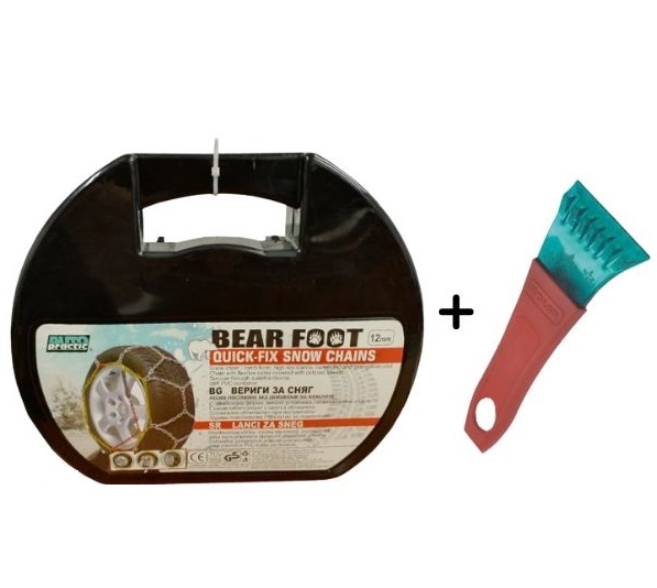 Autopractic Lanci za sneg 30 12mm + Strugač Polar