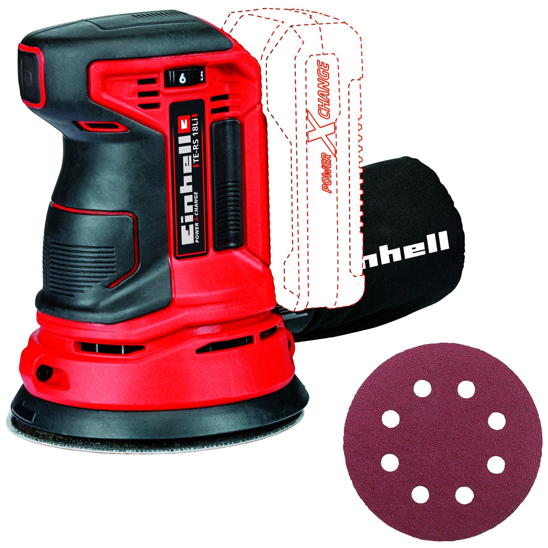 Einhell Akumulatorska ekscentrična brusilica TE-RS 18 Li Solo
