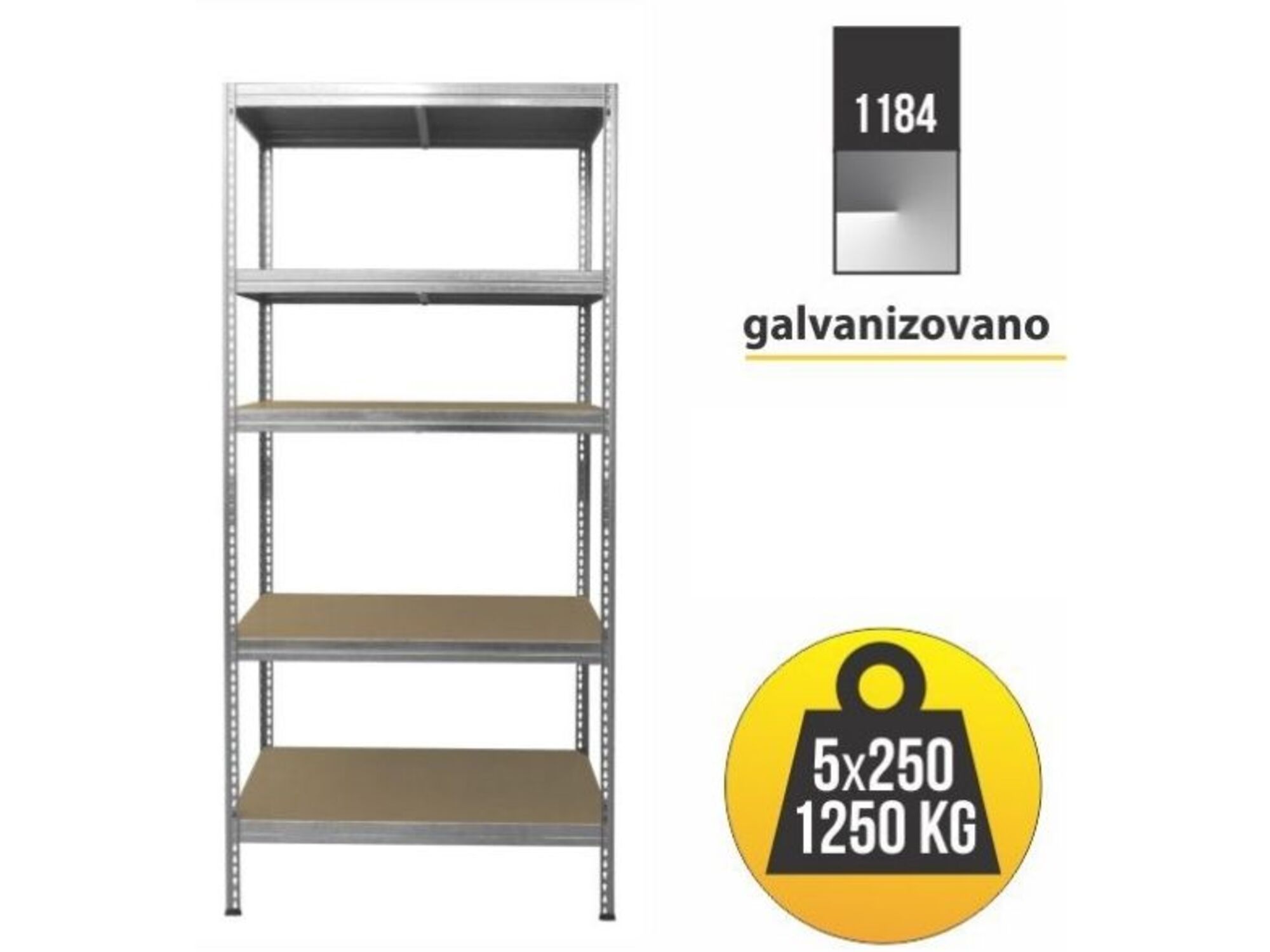 SmartStorage Polica 213x120x60cm