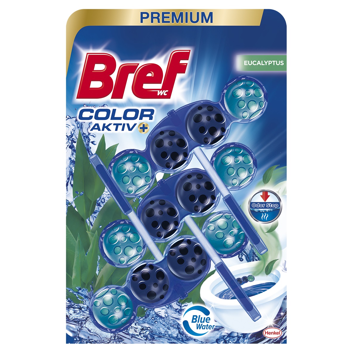 Bref Blue Aktiv Eucalyptus 3x50g