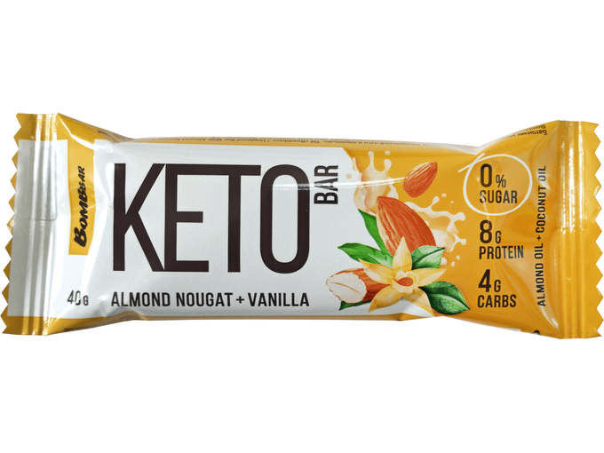 Bombbar Keto bar Nepreliveni bar sa badem nugatom i aromom vanile 40g